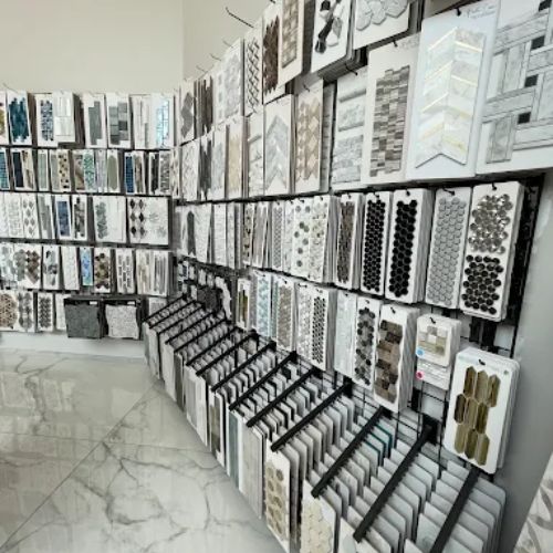 tile backsplash display at Kiba Studios in Ocoee and Casselberry FL